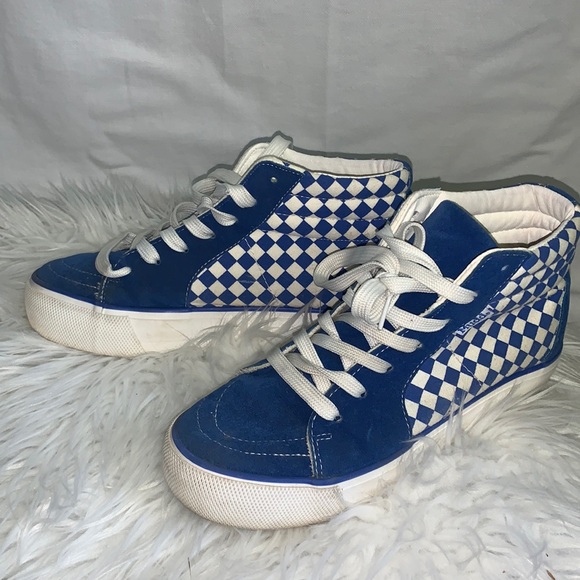 Checkered semi platform MUDD sneakers - Picture 3 of 4